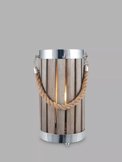 Pacific Small Lantern Table Lamp, Grey - image 1