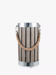 Pacific Small Lantern Table Lamp, Grey - thumbnail 2