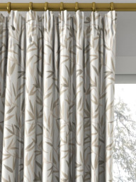 Laura Ashley Willow Leaf Made to Measure Curtains or Roman Blind, Natural - thumbnail 2