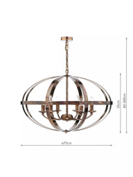 Där Large Circle Pendant Ceiling Light - thumbnail 5