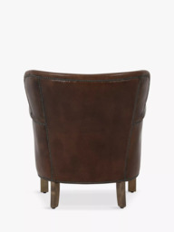 Halo Cosy Leather Armchair, London Leather Cognac - thumbnail 4
