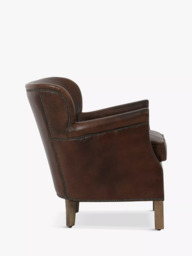 Halo Cosy Leather Armchair, London Leather Cognac - thumbnail 3