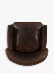 Halo Cosy Leather Armchair, London Leather Cognac - thumbnail 6