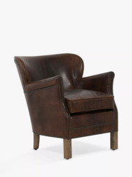 Halo Cosy Leather Armchair, London Leather Cognac - thumbnail 2