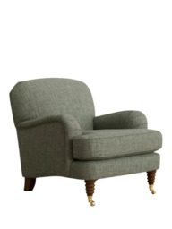 Laura Ashley Lynden Armchair, Teak Leg - thumbnail 1