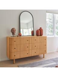 west elm Ellington 6 Drawer Chest of Drawers, Oak Veneer - thumbnail 3