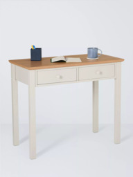 John Lewis Wilton 2 Drawer Desk, Linen - thumbnail 5