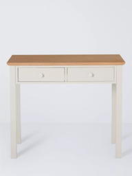 John Lewis Wilton 2 Drawer Desk, Linen - thumbnail 3
