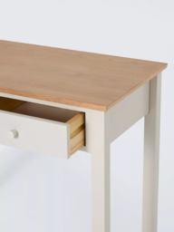 John Lewis Wilton 2 Drawer Desk, Linen - thumbnail 4