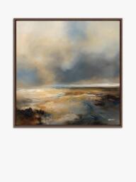 John Lewis Alison Johnson 'Peace Natural Sunset' Framed Canvas Print, 84 x 84cm