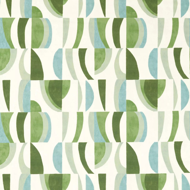 Harlequin Torillo Made to Measure Curtains or Roman Blind, Emerald/Azul/Pistachio - image 1