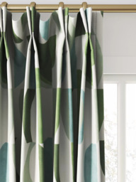Harlequin Torillo Made to Measure Curtains or Roman Blind, Emerald/Azul/Pistachio - thumbnail 4