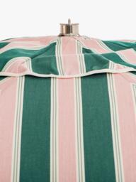 Business & Pleasure Co. Club Umbrella Striped Garden Parasol, 2m, Bistro Green - thumbnail 3