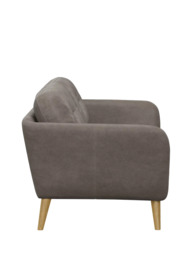 John Lewis Arlo Medium 2 Seater Leather Sofa, Light Leg - thumbnail 3