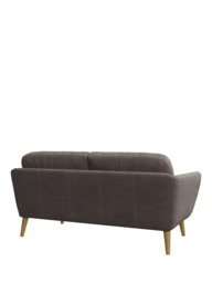 John Lewis Arlo Medium 2 Seater Leather Sofa, Light Leg - thumbnail 4