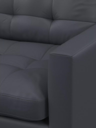 John Lewis Draper II LHF Chaise Leather Sofa, Light Leg - thumbnail 6