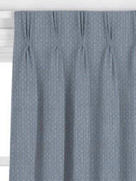 John Lewis Diamond Weave Made to Measure Curtains or Roman Blind, Blue - thumbnail 6