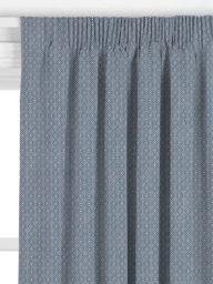 John Lewis Diamond Weave Made to Measure Curtains or Roman Blind, Blue - thumbnail 2