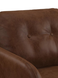 John Lewis Arlo 3 Seater Leather Sofa, Light Leg - thumbnail 6