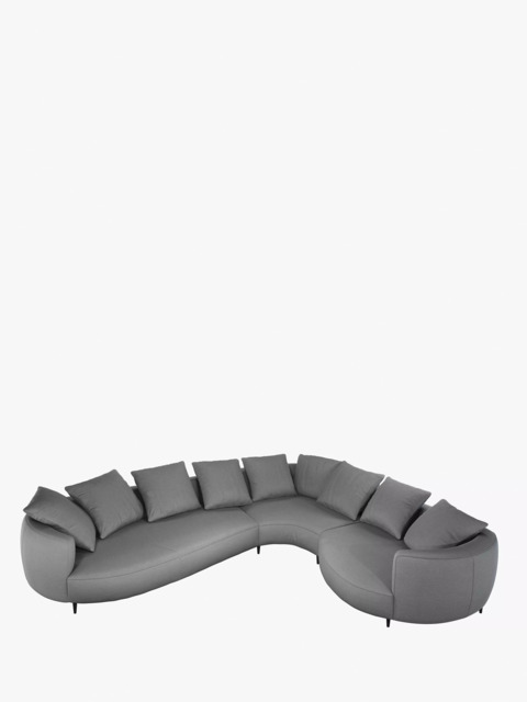John Lewis Lozenge RHF Corner Sofa - image 1