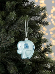 John Lewis 2024 Elephant Bauble - thumbnail 2