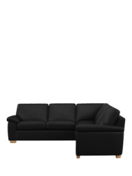 John Lewis Camden 5+ Seater Corner Leather Sofa, Light Leg - thumbnail 5