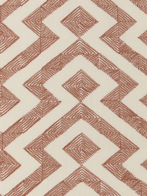 John Lewis Meeko Made to Measure Curtains or Roman Blind, Rust - image 1