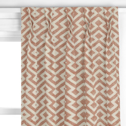 John Lewis Meeko Made to Measure Curtains or Roman Blind, Rust - thumbnail 4