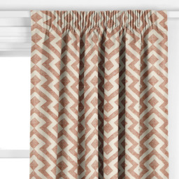 John Lewis Meeko Made to Measure Curtains or Roman Blind, Rust - thumbnail 2