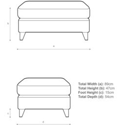 John Lewis Bailey Footstool - thumbnail 2