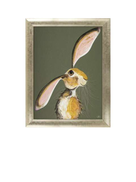 John Lewis Quinn Russell 'Maise' Framed Print, 92 x 72cm, Green/Gold - image 1
