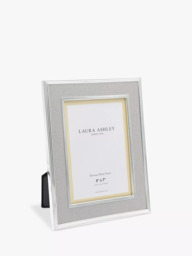 "Laura Ashley Harrison Linen Photo Frame, 5 x 7"" (13 x 18cm)" - thumbnail 1