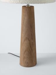 John Lewis Fayola Table Lamp, Mangowood - thumbnail 5
