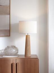 John Lewis Fayola Table Lamp, Mangowood - thumbnail 2