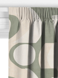 John Lewis Claro Embroidery Made to Measure Curtains or Roman Blind, Myrtle - thumbnail 3