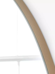 Yearn Delicacy Arched Wood Frame Wall Mirror, 120 x 45cm - thumbnail 2