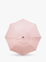 Business & Pleasure Co. Club Umbrella Lauren Stripe Garden Parasol, 2m, Pink - thumbnail 3