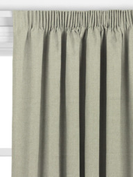 John Lewis Herringbone Made to Measure Curtains or Roman Blind, Green - thumbnail 2