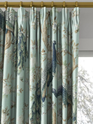 Laura Ashley Belvedere Made to Measure Curtains or Roman Blind, Duck Egg - thumbnail 2