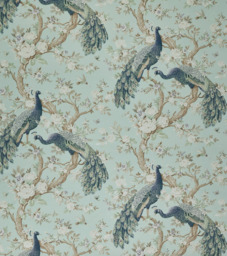 Laura Ashley Belvedere Made to Measure Curtains or Roman Blind, Duck Egg - thumbnail 1