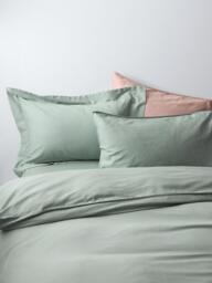 John Lewis Washed Organic Cotton Duvet Cover Set