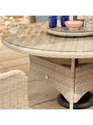 LG Outdoor Monte Carlo 6-Seater Round Garden Dining Table & Chairs Set - thumbnail 5
