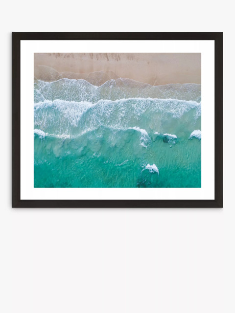 Brookpace Lascelles 'Shore' Framed Print & Mount, 56 x 66cm, Green - image 1