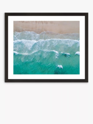 Brookpace Lascelles 'Shore' Framed Print & Mount, 56 x 66cm, Green