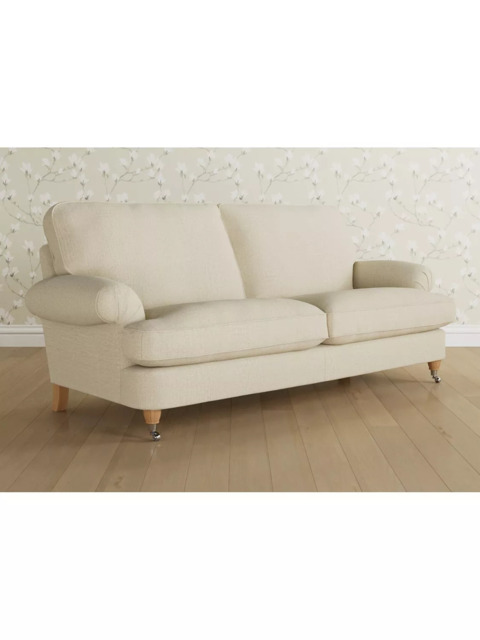 Laura Ashley Beaumaris Large 3 Seater Sofa, Oak Leg - image 1