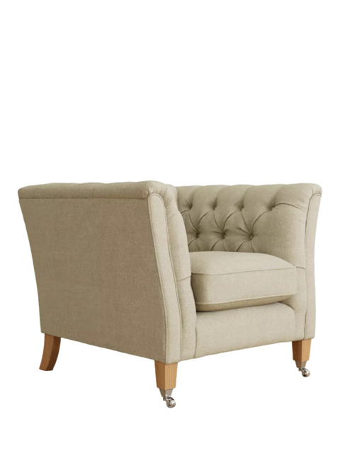Laura Ashley Chatsworth Armchair, Oak Leg - image 1