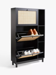 John Lewis Rattan 3 Tier Shoe Storage Unit - thumbnail 5