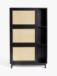 John Lewis Rattan 3 Tier Shoe Storage Unit - thumbnail 3