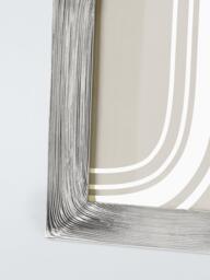 John Lewis Textured Wave Photo Frame, Silver - thumbnail 2