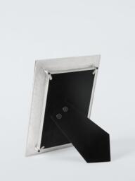 John Lewis Textured Wave Photo Frame, Silver - thumbnail 3